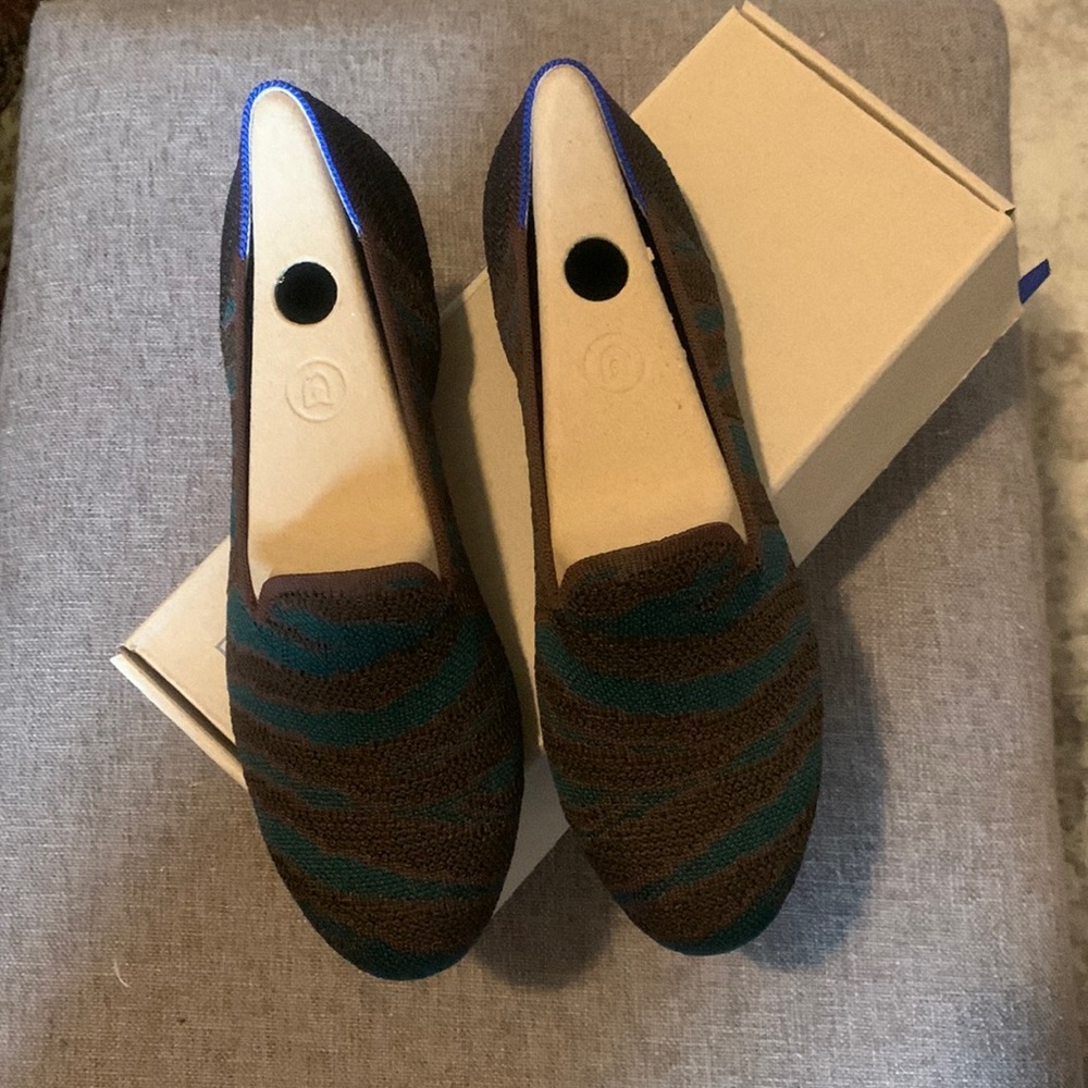 Rothy’s in store exclusive Juniper Zebra loader- size 8.5 - NWT